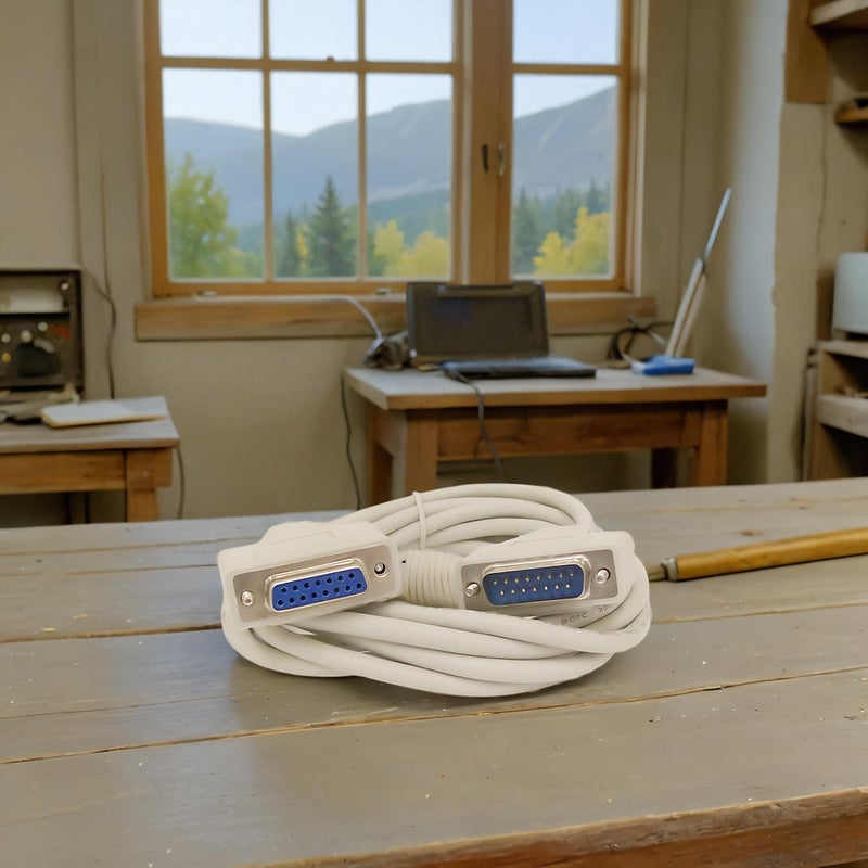 Your Cable Store 10 Foot DB15 15 Pin Serial Extension Cable - Image 2